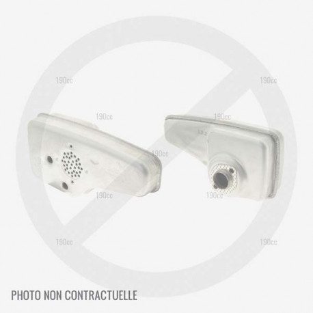 Echappement moteur tondeuse MTD 1P57RH et 1P57NH