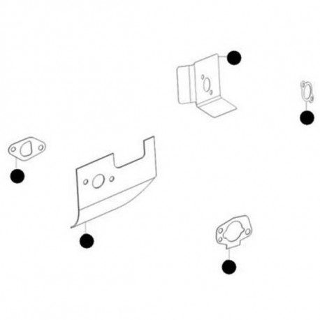 Kit joints moteur pour RV150 sur tondeuse Mc Culloch