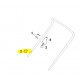 Collier de fixation pour cable de démarrage GGP 133320022/0