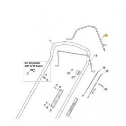 Levier de traction pour tondeuse GGP 181003438/1 Levier de traction pour tondeuse GGP 181003438/1