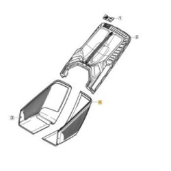 Demi bac de ramassage inférieur gauche GGP 322486435/0