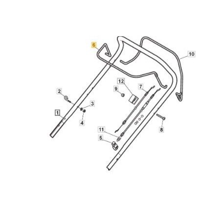 Manette de commande de frein moteur GGP 381003365/0