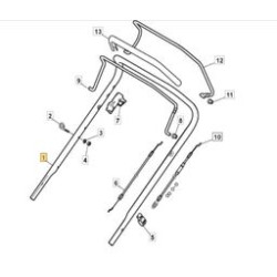 Guidon de tondeuse GGP 381007540/1