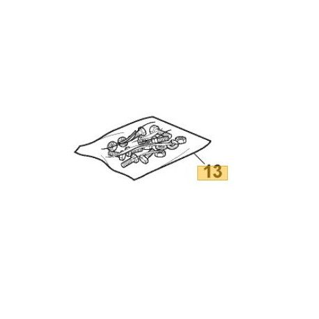 Kit visserie de bac de tondeuse GGP 381008639/0 Kit visserie de bac de tondeuse GGP 381008639/0