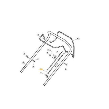 Cable d'embrayage GGP 381030139/0