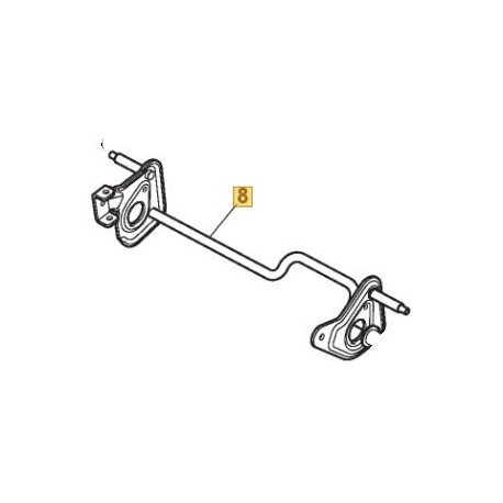 Axe de roues arrières GGP 381302851/1 Axe de roues arrières GGP 381302851/1