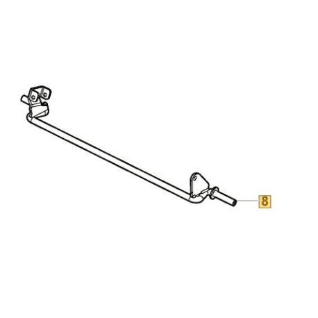 Axe de roues arrières GGP 381302857/2 Axe de roues arrières GGP 381302857/2