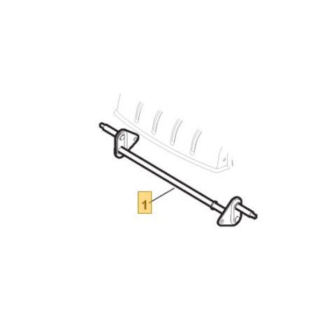 Axe de roue avant GGP 381302929/1 Axe de roue avant GGP 381302929/1