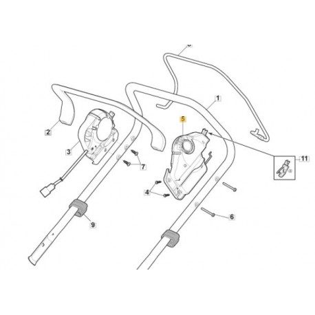 Boitier variateur GGP 381600576/0 pour tondeuse à batterie