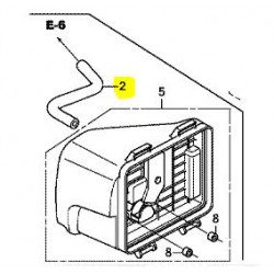 Durite reniflard Honda 15721-Z9L-800 Durite reniflard Honda 15721-Z9L-800
