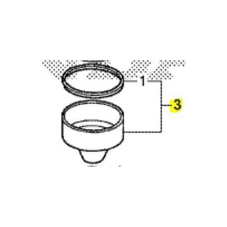 Cuve de carburateur Honda 16015-Z9L-811