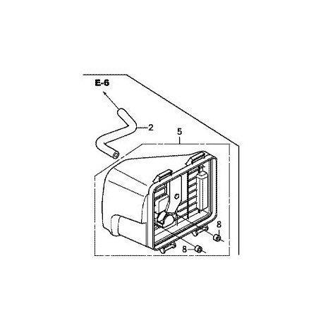Embase filtre à air complet Honda 17220-Z9L-800 Embase filtre à air complet Honda 17220-Z9L-800