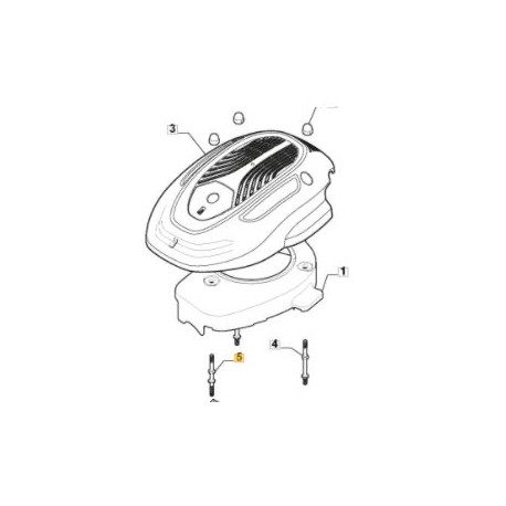 Goujon de fixation de bobine GGP 118550906/0