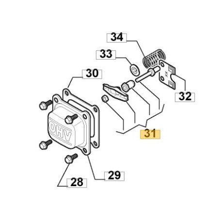 Kit culbuteur GGP 118550893/0 Kit culbuteur GGP 118550893/0