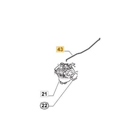 Tringle de régulateur GGP 118550925/0 Tringle de régulateur GGP 118550925/0