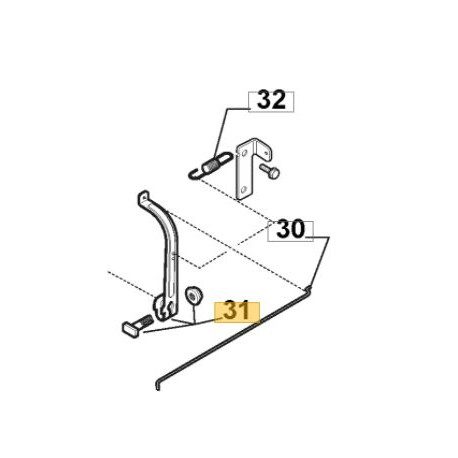 Levier de regulateur GGP 118550933/0 Levier de regulateur GGP 118550933/0