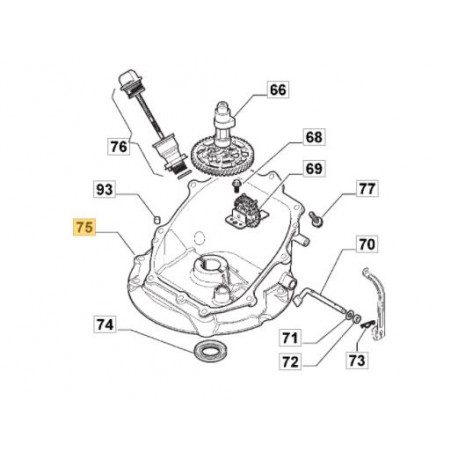 Carter moteur GGP 118551209/0