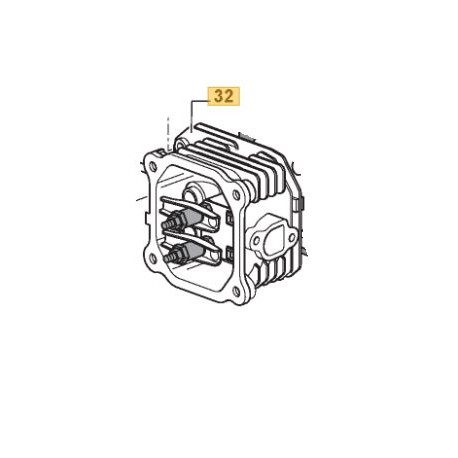 Culasse moteur GGP 118550244/0 Culasse moteur GGP 118550244/0