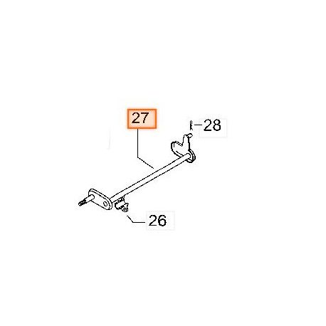 Train avant pour tondeuse Mc Culloch 53 cm