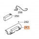 Logement de batterie pour tondeuse Mc Culloch