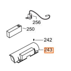 Logement de batterie pour tondeuse Mc Culloch