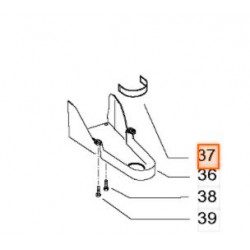 Guide courroie Mc Culloch 501189002 Guide courroie Mc Culloch 501189002