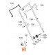 Extension pour support de guidon de tondeuse MC Culloch