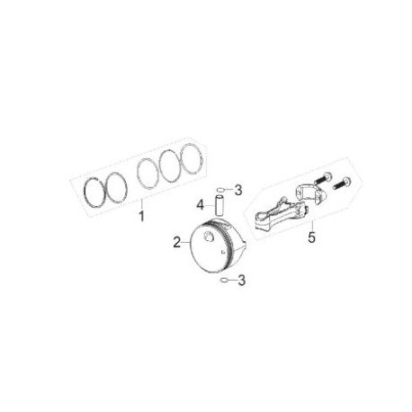 Kit piston segments RVM120 Kit piston segments RVM120