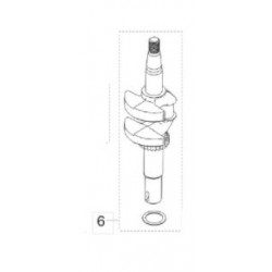 Vilebrequin tondeuse Mc Culloch RV175 Vilebrequin tondeuse Mc Culloch RV175