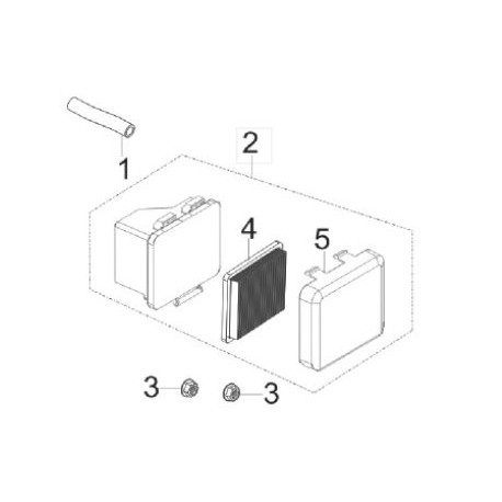 Filtre à air Mc Culloch RV175