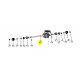 Boitier de traction tondeuse Mac Allister MLMP160H51