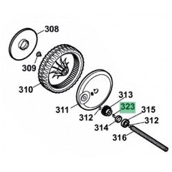 Clavette de pignon traction Cub Cadet XM1, XM2, XM3 Clavette de pignon traction Cub Cadet XM1, XM2, XM3