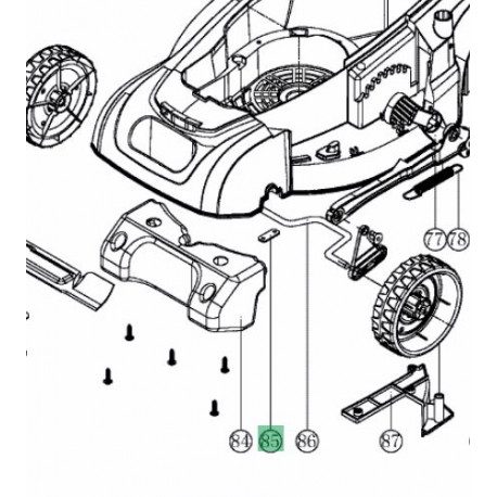 Plaque support train avant Optima 34E et 38E