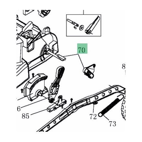 Kit train arrière tondeuse MTD Optima 42E Kit train arrière tondeuse MTD Optima 42E