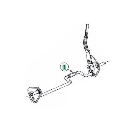 Axe de roue arrière pour Cub Cadet CC 53 SPO W, LM3 ER53 Axe de roue arrière pour Cub Cadet CC 53 SPO W, LM3 ER53