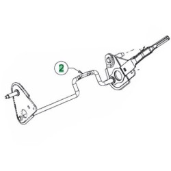 Axe de roue rrière tondeuse MTD et Cub Cadet 46 cm
