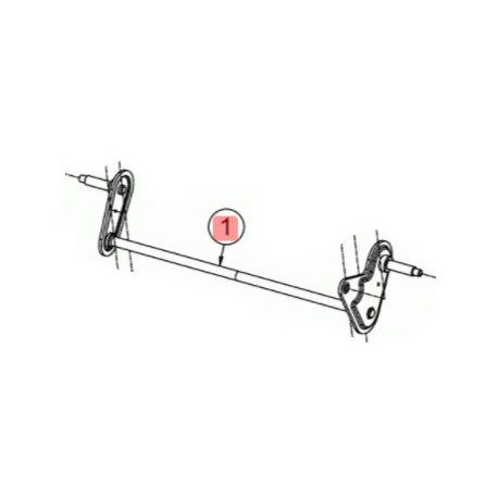 Train avant pour tondeuse Cub Cadet 53 cm Train avant pour tondeuse Cub Cadet 53 cm