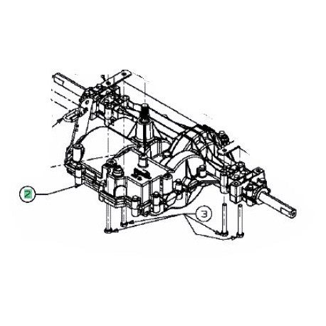 Boite 4 vitesses faucheuse MTD 84 cm