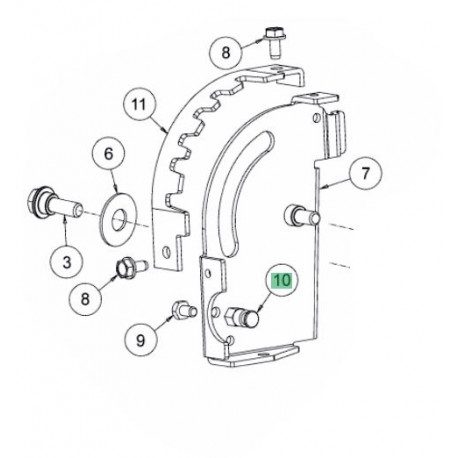 Bague MTD 711-06688 pour levier de relevage