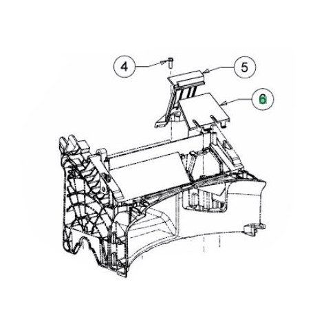 Couvercle avant pour transmission MTD