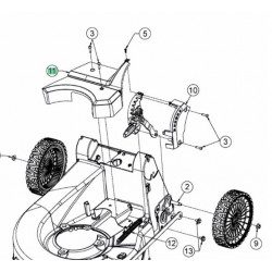 Carter courroie Cub Cadet 731-13233 Carter courroie Cub Cadet 731-13233