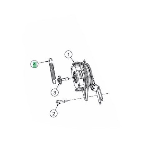 Ressort MTD 732-05526 pour embrayage de lame