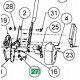 Ressort de brancard MTD 732-05591