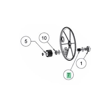 Ressort MTD 732-05926 pour pignon de traction Ressort MTD 732-05926 pour pignon de traction