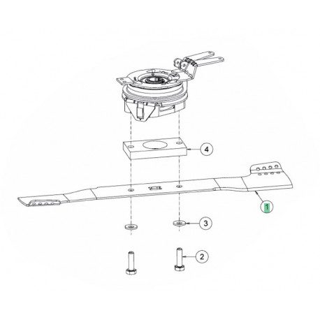 Lame pour tondeuse Cub Cadet XM3 ER53