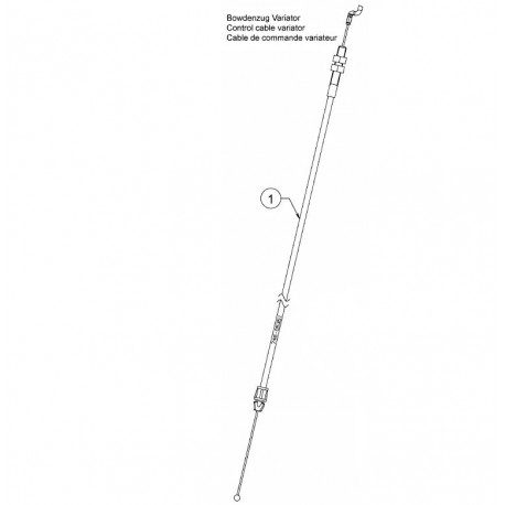 Cable de vitesse Cub Cadet 746-05351