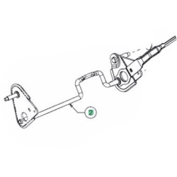 Axe de roue arrière MTD 611-05042