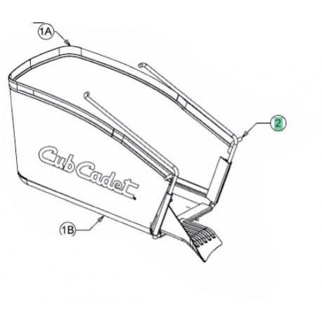 Armature de sac Cub Cadet 647-05128637