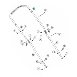 Brancard de tondeuse MTD 749-05118637