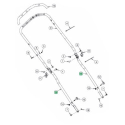 Brancard inférieur MTD 749-08815637